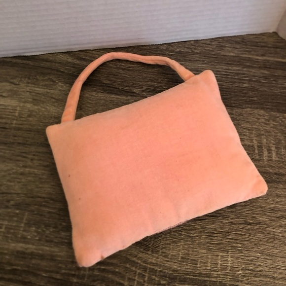 Vtg Pink Needlepoint SHH BABY Hanging - Picture 6 of 9